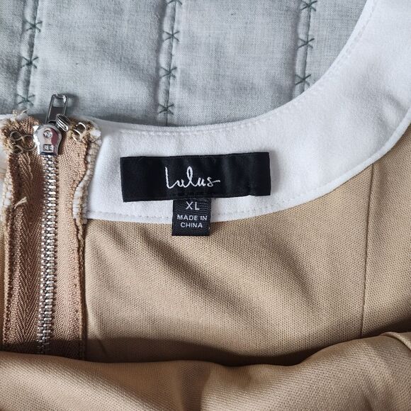 Lulus Cream And White Scalloped Crop Top - Picture 5 of 5